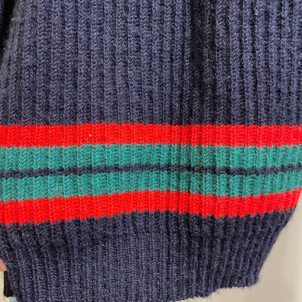Vintage Pendleton Wool Hooded Pullover Sweater - image 3